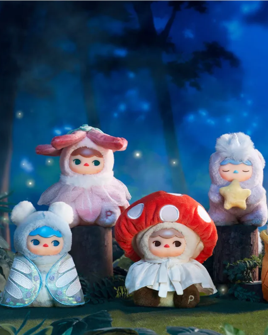 ［明日発送］PUCKY POP MART PUCKY Egg Bean Collection Mystery Boxes Single Mystery Box/Fu